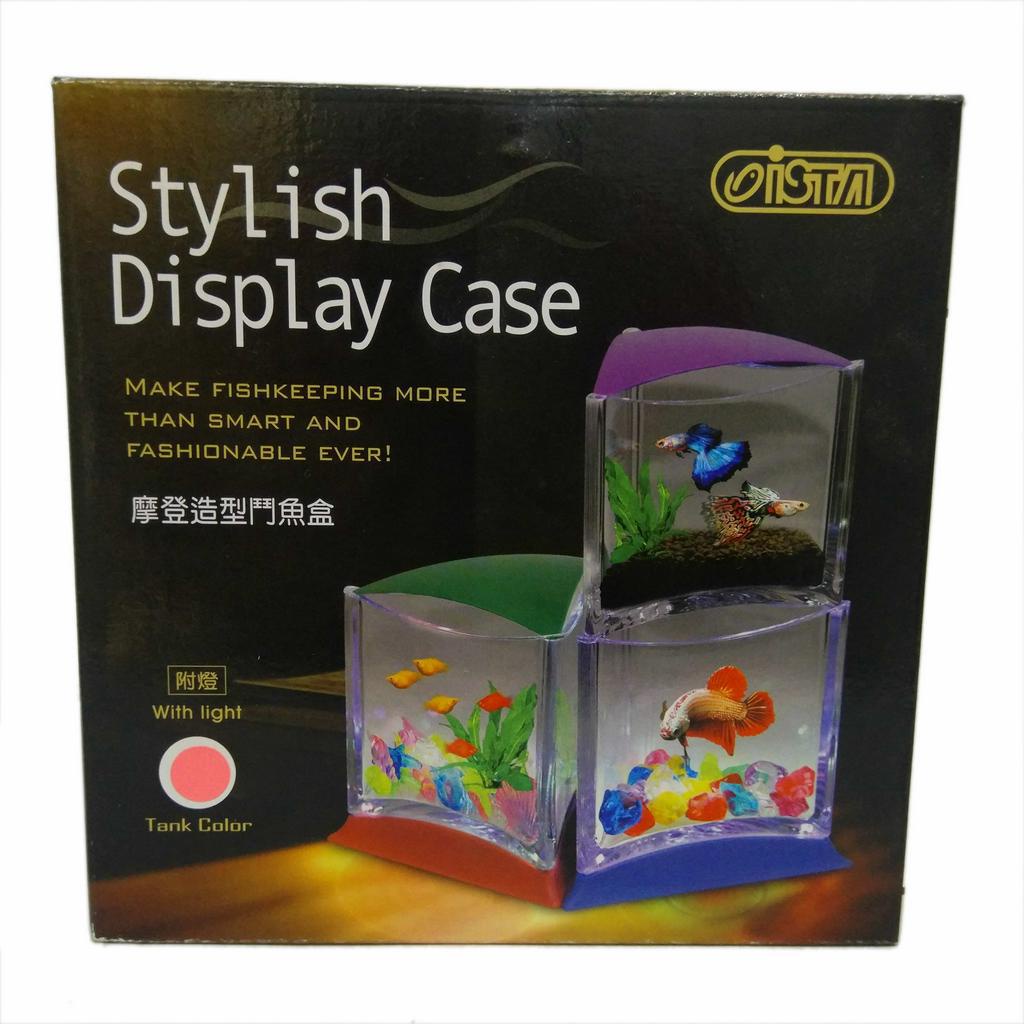 ISTA BETEIRA ACRILICA ROSA ( BETTA FISH TANK ) COM LED I-117 - UN