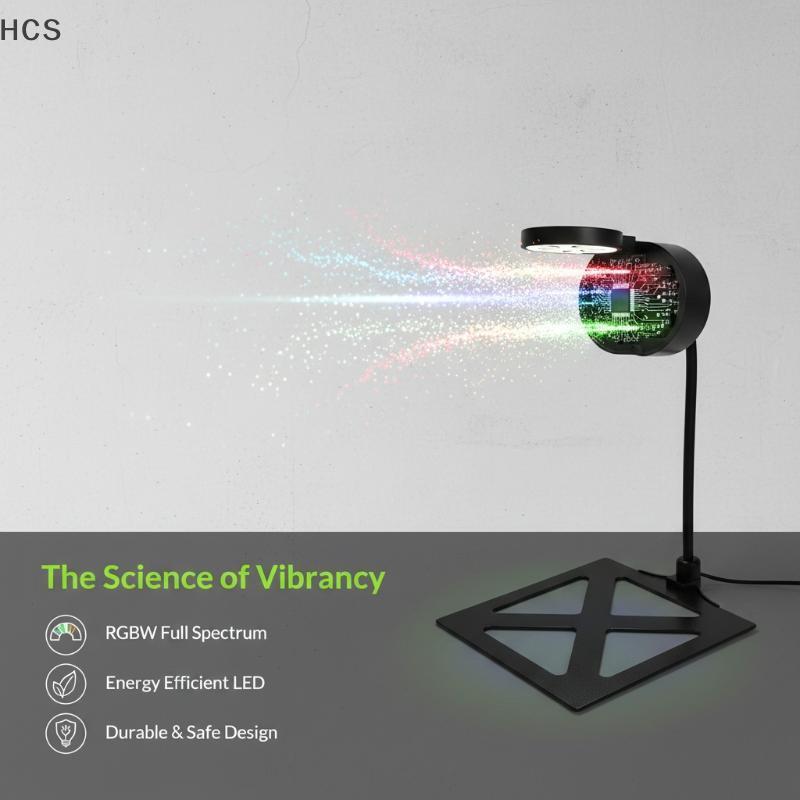 HCS Espectral LED Luz De Aquário Giratória Com Economia De Energia Para Musgo Micro Paisagem Desktop Fish Tank HC