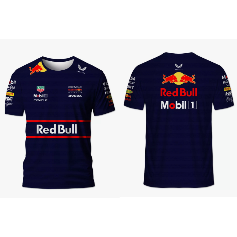 Camiseta Dryfit Red bull formula1 piloto corrida automobilismo Verstappen