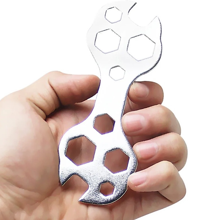 Chave de Boca 10 EM 1 Para Bicicleta 8mm, 9mm, 10mm, 12mm, 13mm, 14mm, 15mm(2), 16mm e 17mm