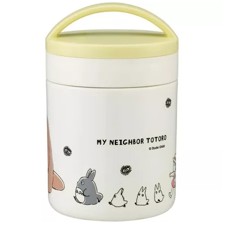 Pote Térmico Antibacteriano para Sopa Skater 300ml, Studio Ghibli My Neighbor Totoro, louça japonesa