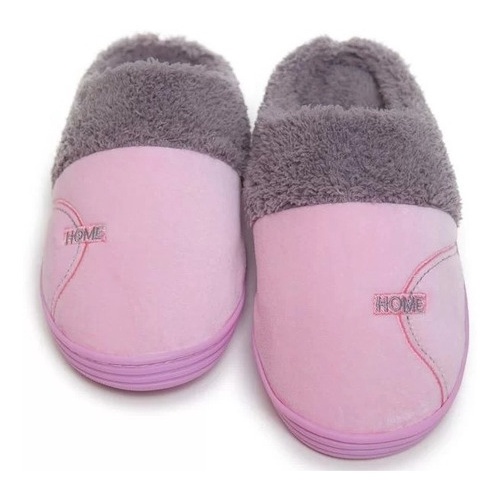 Pantufa Chinelo De Quarto Mule Plush Sandalia Home  Inverno
