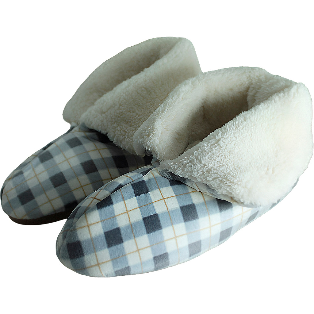 Pantufa Bota Slim Cereja Plush e Feece Solato Antiderrapante sapato tenis inverno