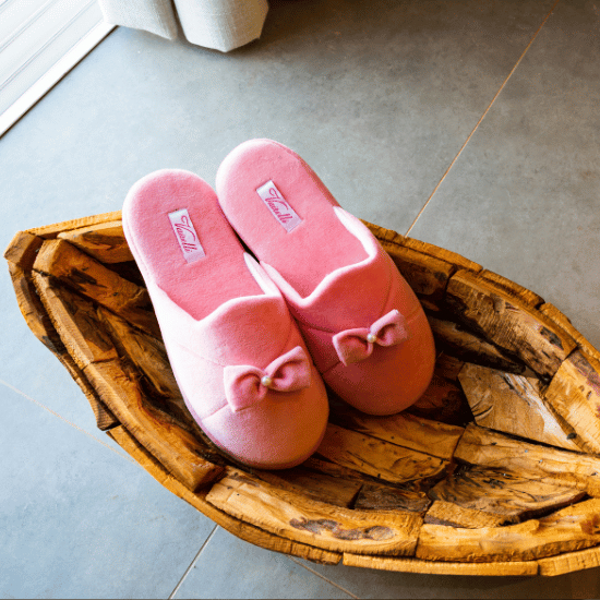 Chinelo Feminino Inverno em Plush JL Clássico Quentinho e Confortável | Vairelli