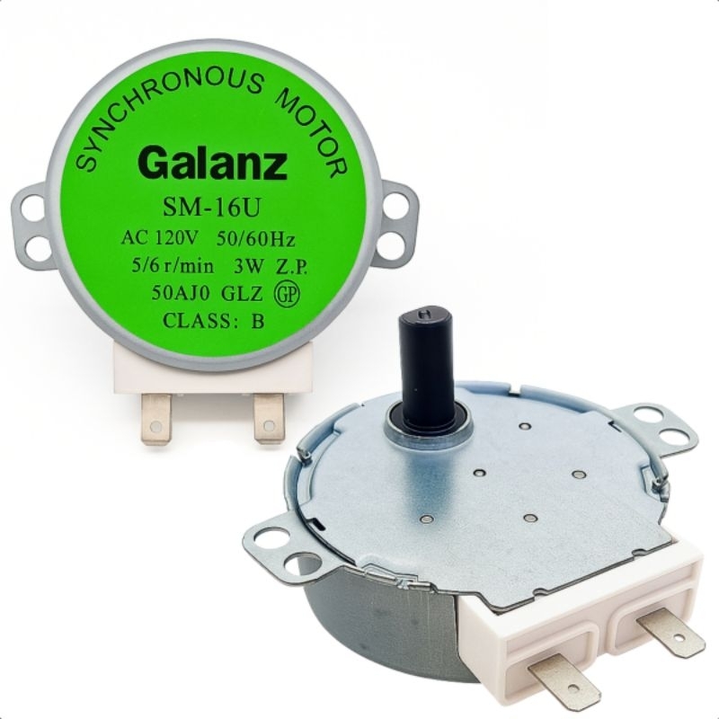Motor Galanz SM-16U 127V Do Prato Microondas Electrolux Brastemp Consul Brit Meo44 Mto30 bms20 cms46 cmo20 cma20ânia