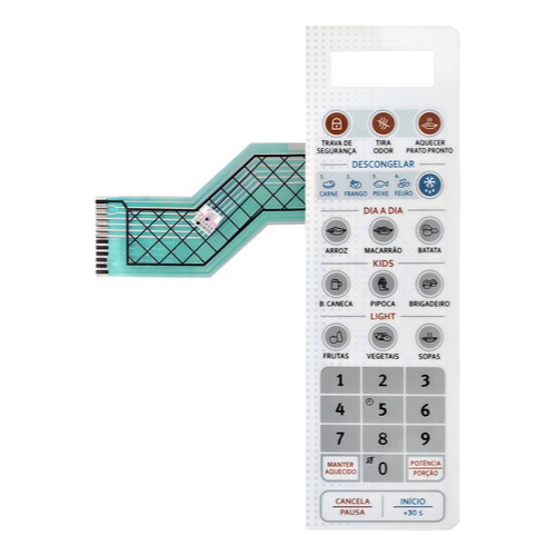 Membrana Teclado Microondas Electrolux Mto30 Mto 30