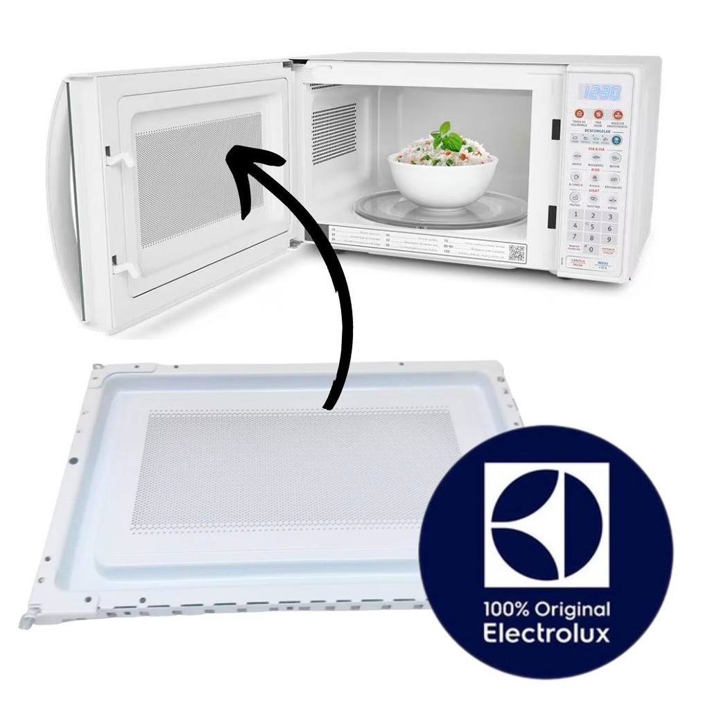 CORPO DA PORTA PARA MICROONDAS ELECTROLUX ORIGINAL - MTO30