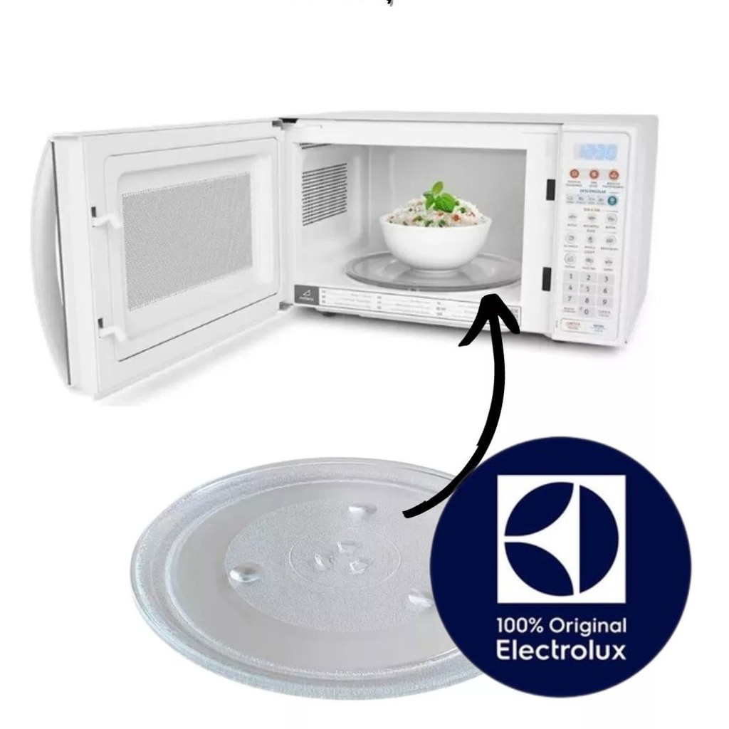 PRATO GIRATORIO PARA MICROONDAS ELECTROLUX ORIGINAL - MTO30-MT30S