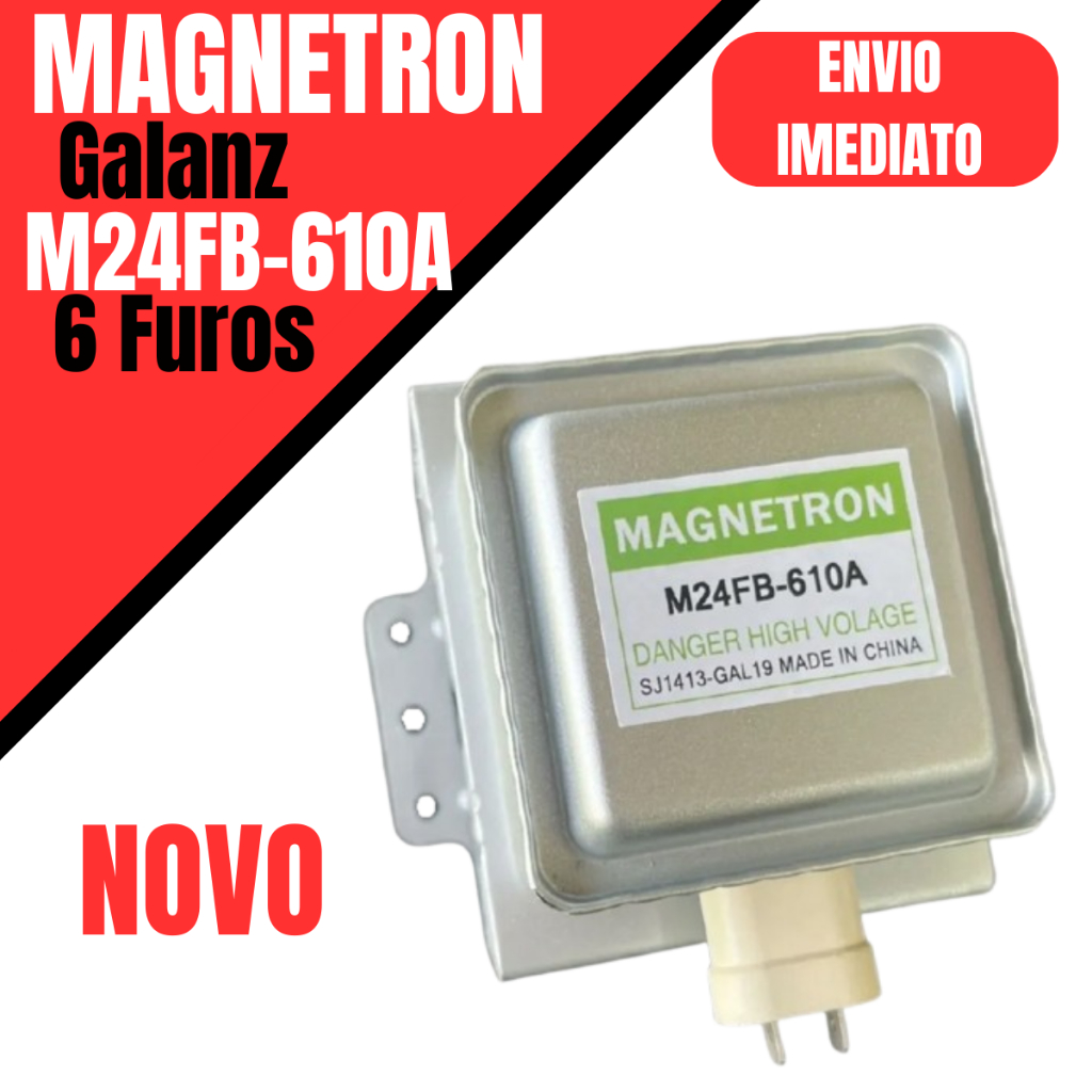 Magnetron para microondas M24fb-610a Eletrolux MEO44 MTO30 MEP37 = 519J