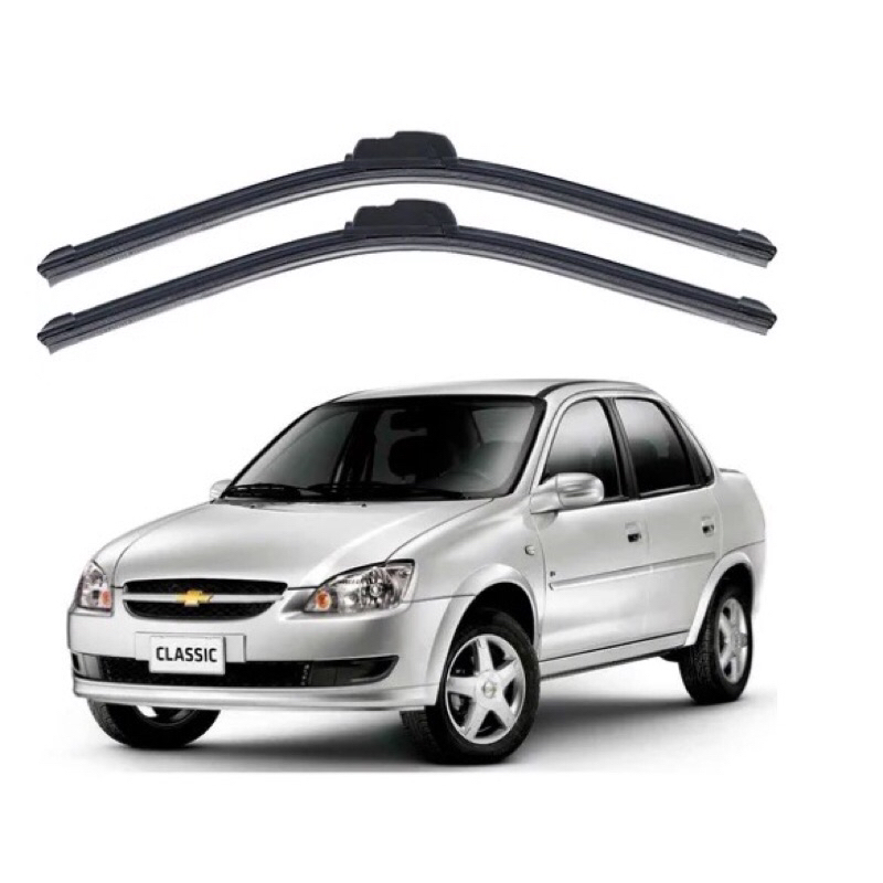 Conjunto de Palhetas Limpador de Parabrisa Dianteiro Para Chevrolet Corsa Classic 1995 1996 1997 1998 1999 2000 2001 2002 2003 2004 2005 2006 2007 2008 2009 2010 2011 2012 2013 2014 2015 2016