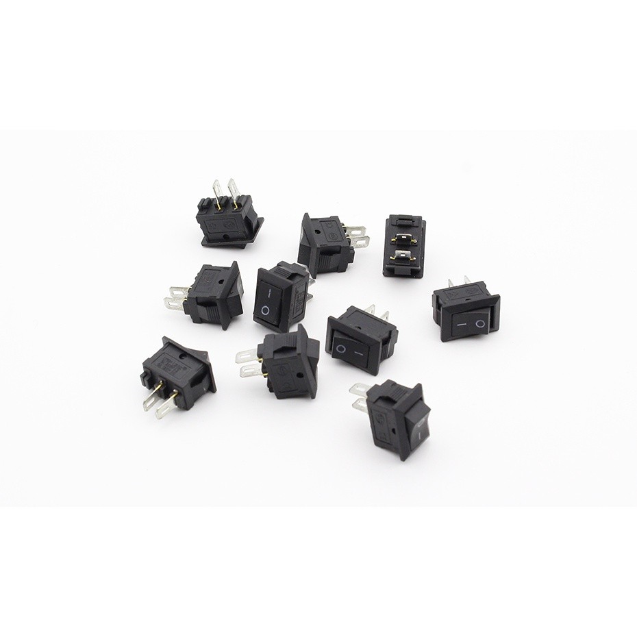 KIT 5X OU 10X Mini Chave Gangorra Liga-desliga G130 - botão on/off g130 interruptor