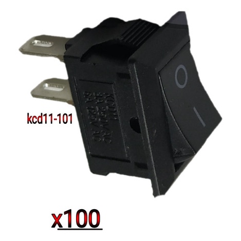 Kit 100 Chaves Mini Gangorra Kcd11-101 6a 2t On/off