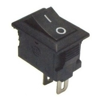 kit 5 peças - Chave Gangorra Mini Kcd11-101 PRETA 10X15mm Liga/desliga 250v 3A Esp8266 Arduino