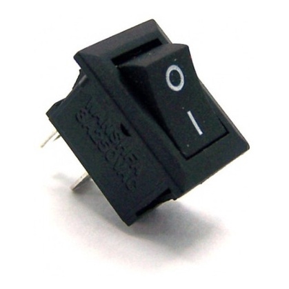 100 Peças - Mini Chave Gangorra Kcd11-101 On/off 3a 250v Pt
