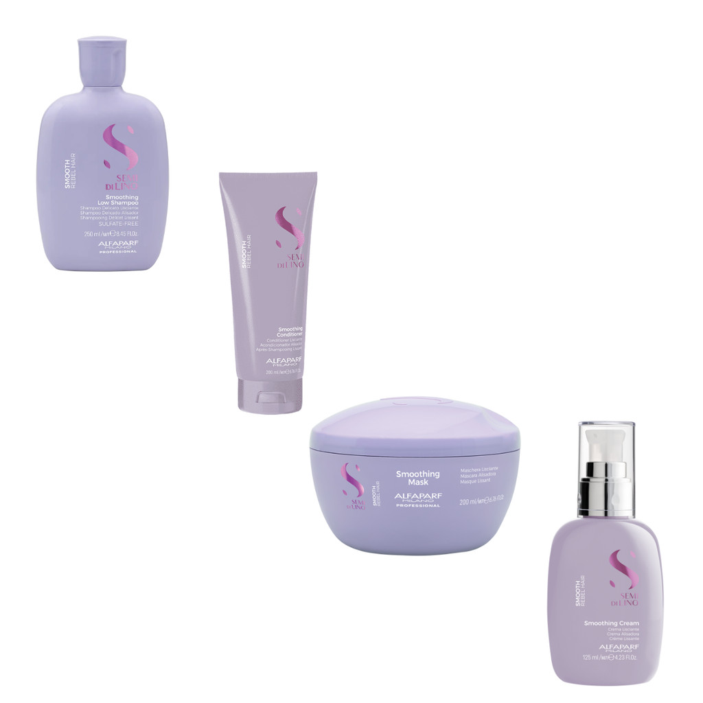 Shampoo Condicionador Másc. Leave In Alfaparf Sdl Smooth Pq