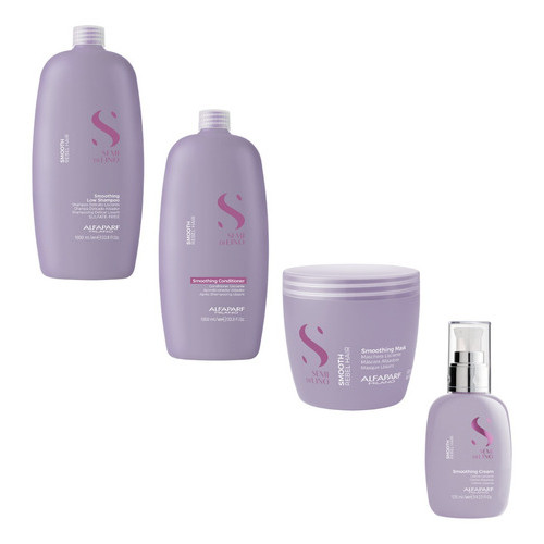 Shampoo Condicionador Másc. Leave In Alfaparf Sdl Smooth Gd