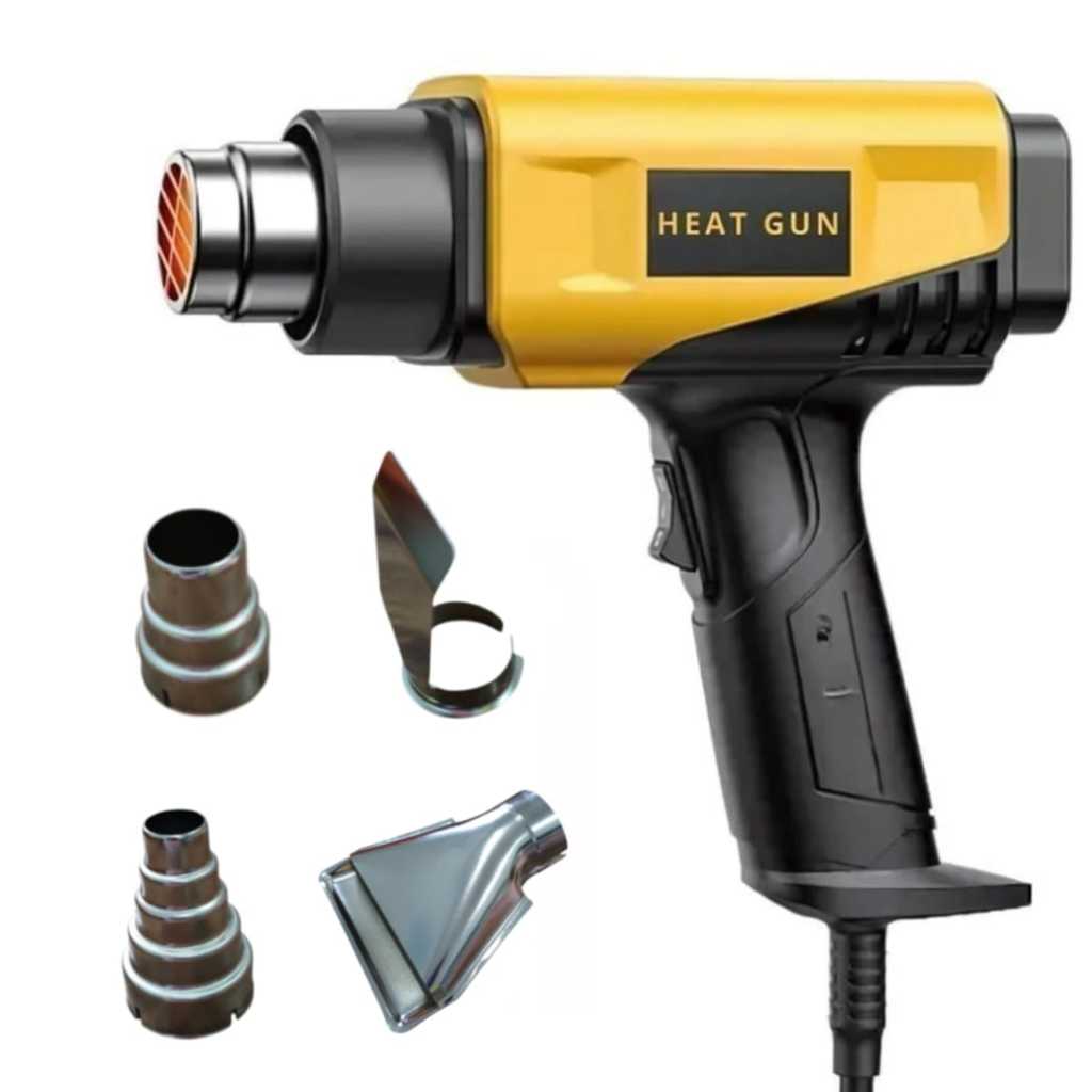 Soprador Térmico De Ar Quente 127v 1200w Heat Gun Painel Digital Dupla Velocidade Aquecimento Rápido