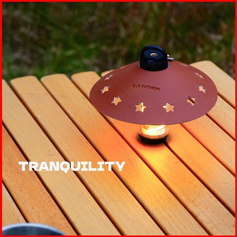 GN Acampamento Ao Ar Livre PU Abajur LED Spotlight Retro Simples Casa Luz Ambiente Capa Contra Poeira À Prova D'água