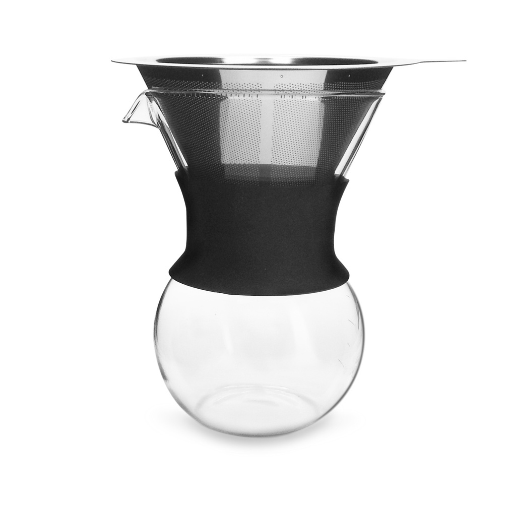 Passador de Café Vidro Borossilicato e Silicone - Mimo Style