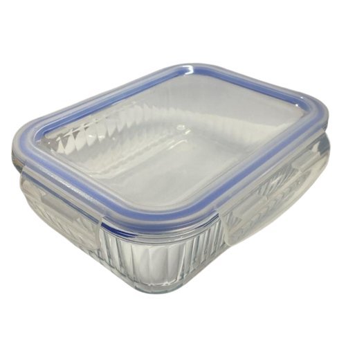 pote vidro hermetico borossilicato tampa silicone azul 1040ml Lehavi