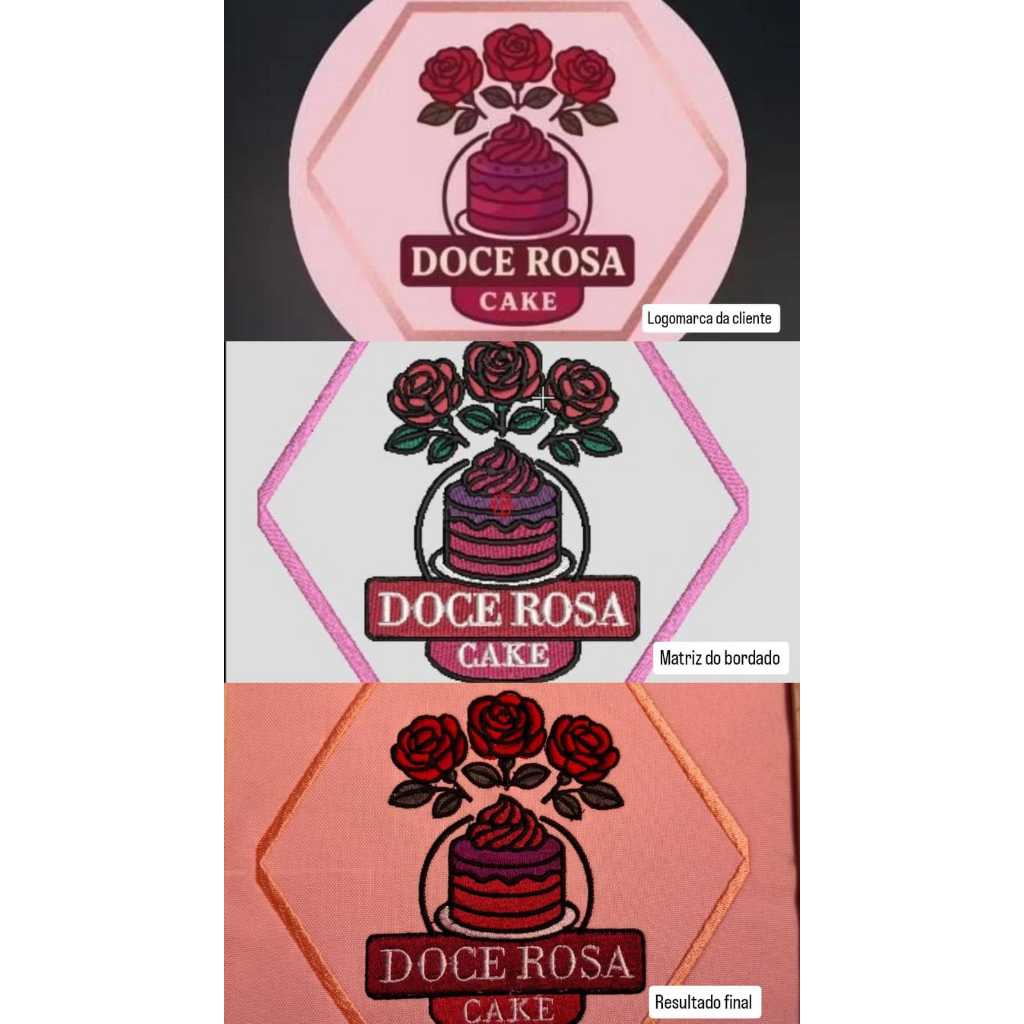 ACRÉSCIMO DE LOGOMARCA, NOME, BANDEIRA ETC EM BORDADO ELETRONICO *ESSE PRODUTO NÃO É UM PATCH!*