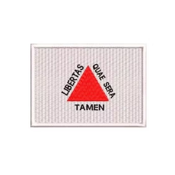 Patch Bordado Bandeira Minas Gerais 6,5x4 cm