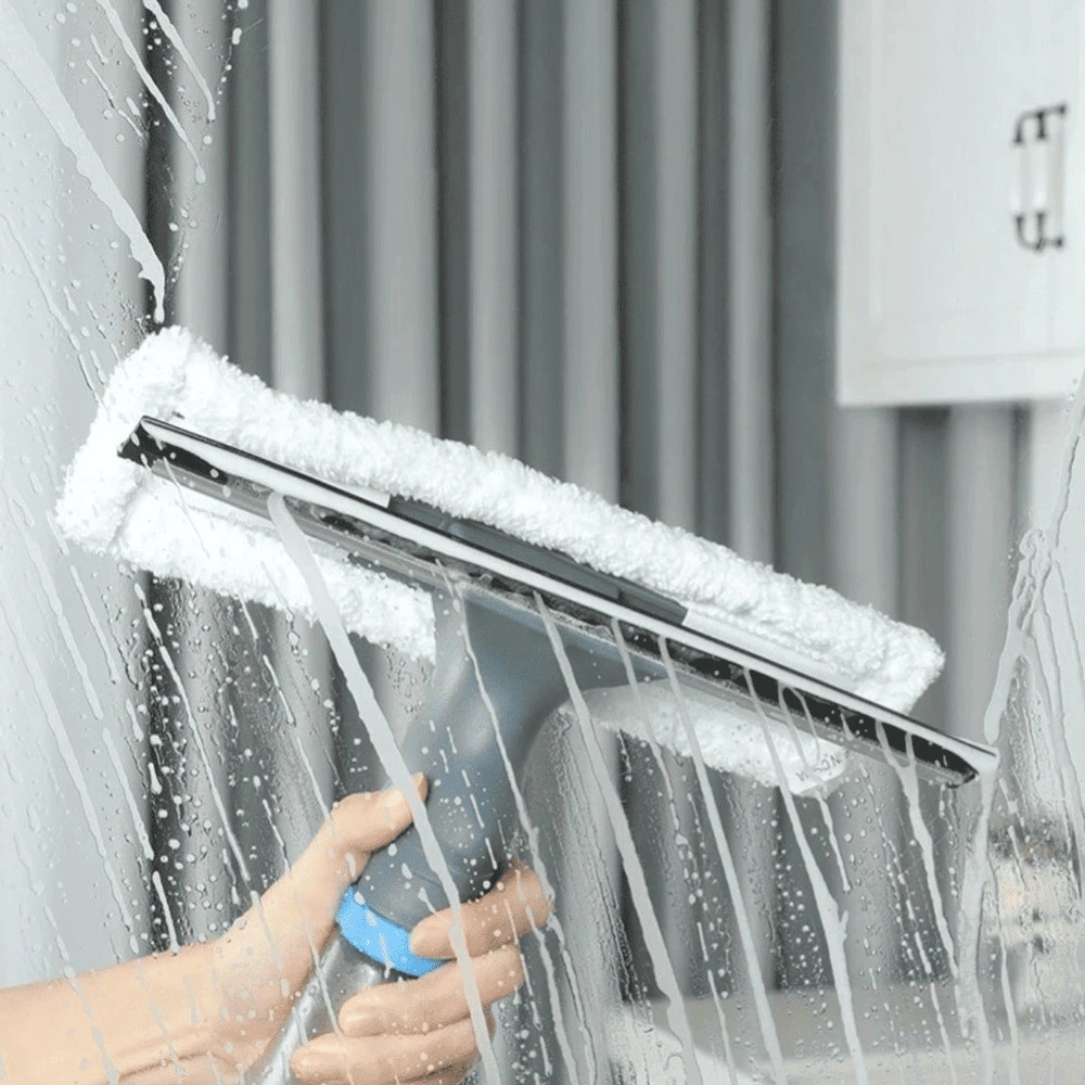 Rodo Limpa Vidro Rodo Mágico Spray 3 Funções Limpa Janela Mop Janela Casa Jato Tecido MIcrofibra