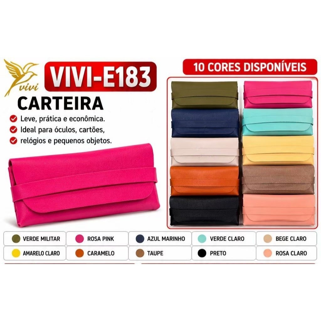 Kit 5 Bolsa de leitura porta óculos de sol estojo em couro sintético case Ecológico Unissex
