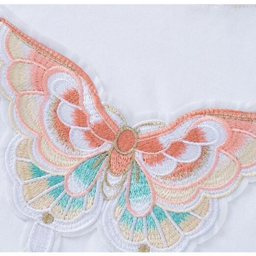 Aplique Borboleta Bordada 20x14cm