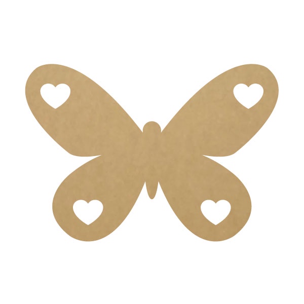 Kit Recortes em Mdf Cru - Borboleta - Aplique 5cm - 0213apl