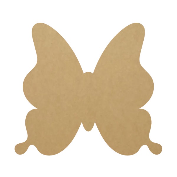 Kit Recortes em Mdf Cru - Borboleta - Aplique 5cm - 0217apl