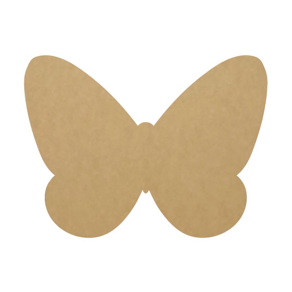 Kit Recortes em Mdf Cru - Borboleta - Aplique 4cm - 0215apl