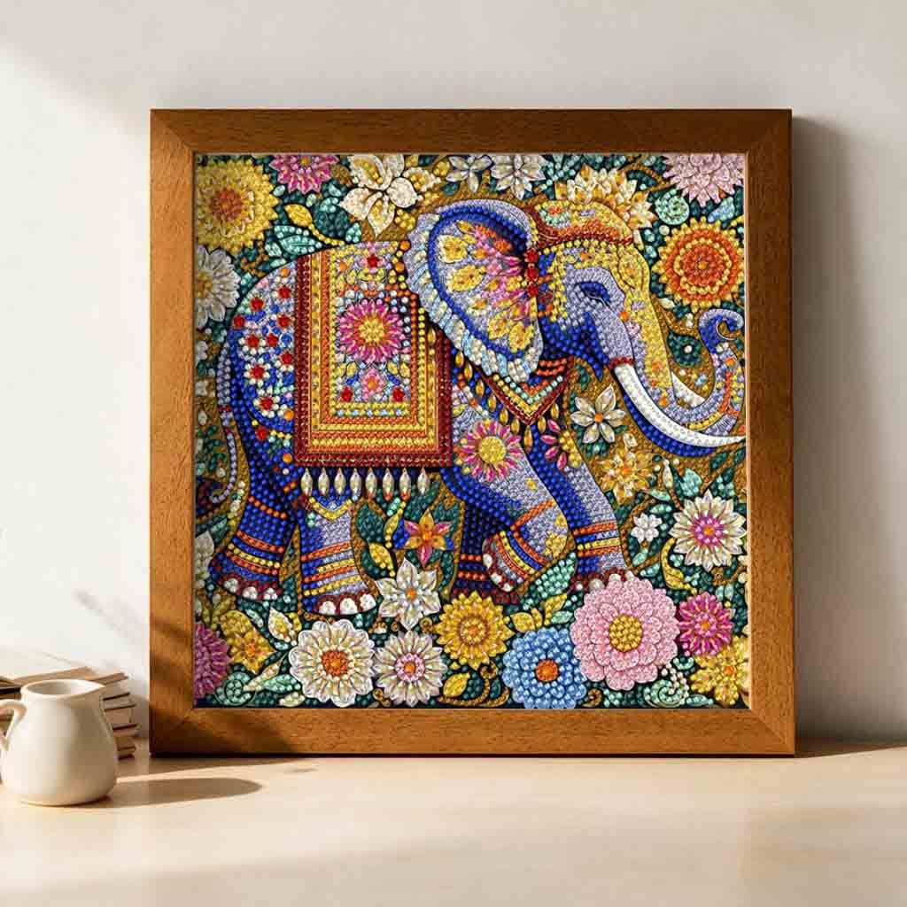Pintura De Diamante Em Formato Especial DIY (25 Cores 25 Cm) Decorativa Artesanal , Presente Perfeito Para Amigos