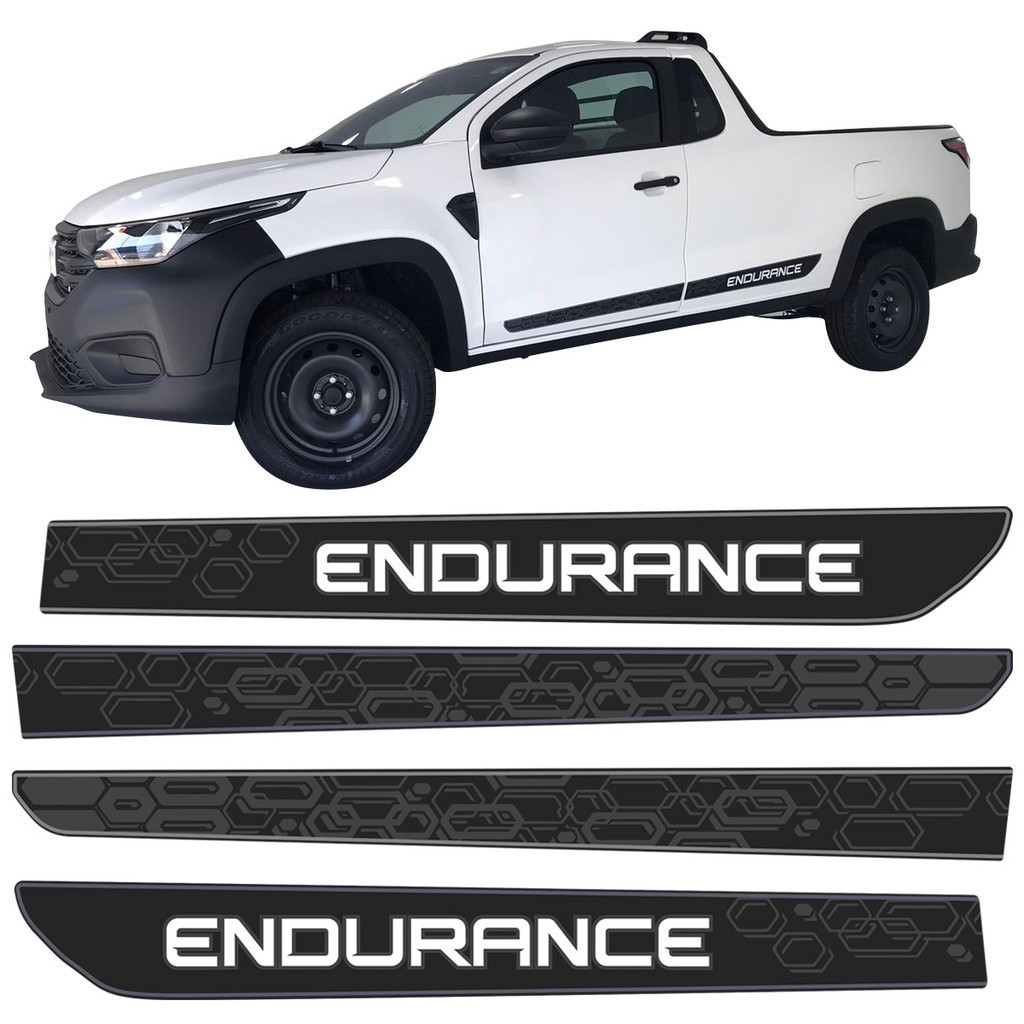 Z Kit Adesivo Faixa Fiat Strada Endurance 2021 2022