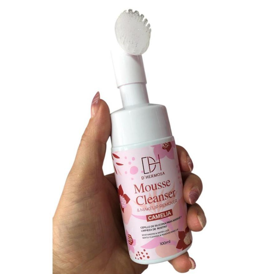Mousse De Limpeza E Removedor de make, Com Extrato De Camélia.