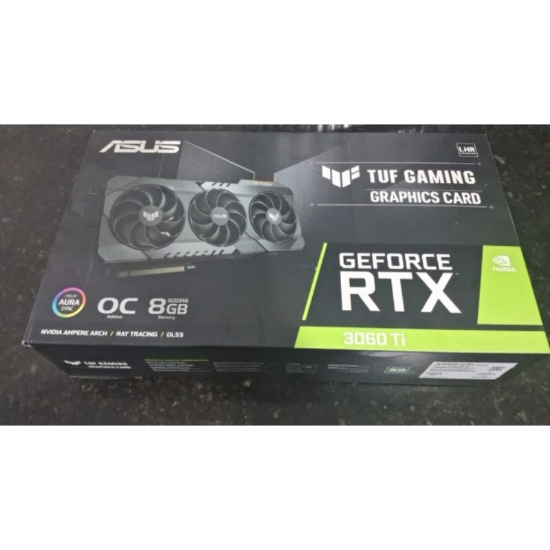 Placa de Vídeo Asus TUF Gaming Geforce RTX 3060 Ti OC LHR 8GB, V2, GDDR6, 256bit