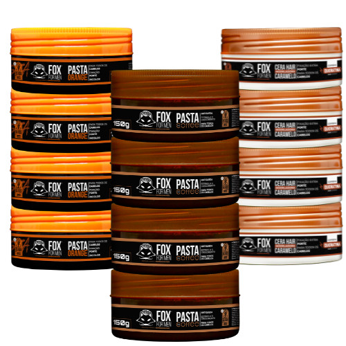 KIT DE PASTA MODELADORA ORANGE 120G COFE 150G CARAMELO 130G