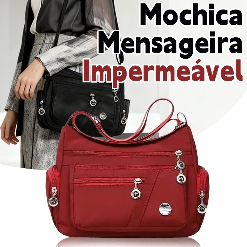 Bolsa mensageiro feminina todos os dias All-Match Vendido(s) - Vermelho