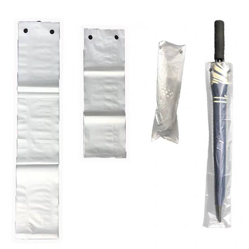 [brightlight.br] 100 Unidades De Saco De Guarda-Chuva Descartável Transparente À Prova D'água Capa De Plástico Para Port