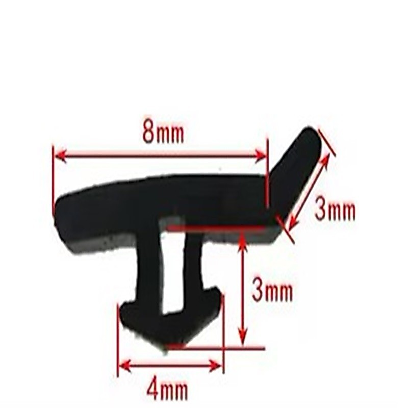 Tiras De Vedação EPDM , 6 Metros , 8 * 4mm , Ponte De Alumínio , Plástico Seladas , Economia De Energia , Janelas E Port
