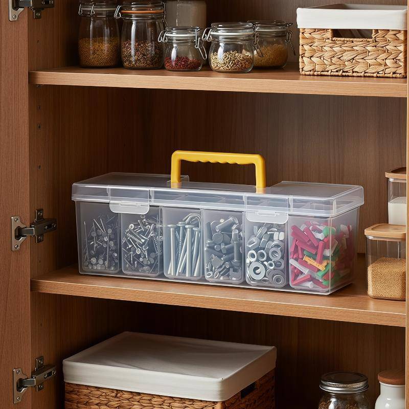 [Estrela] Conjunto De Recipientes De Armazenamento De Especiarias De Plástico Transparente Peças Removíveis Sem BPA Port