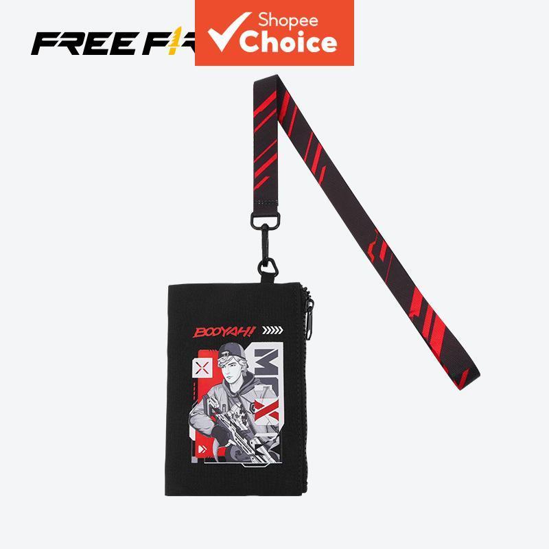 Free Fire Black Maxim Porta-Moedas e Cartões - Compacto e Resistente para Uso Diário