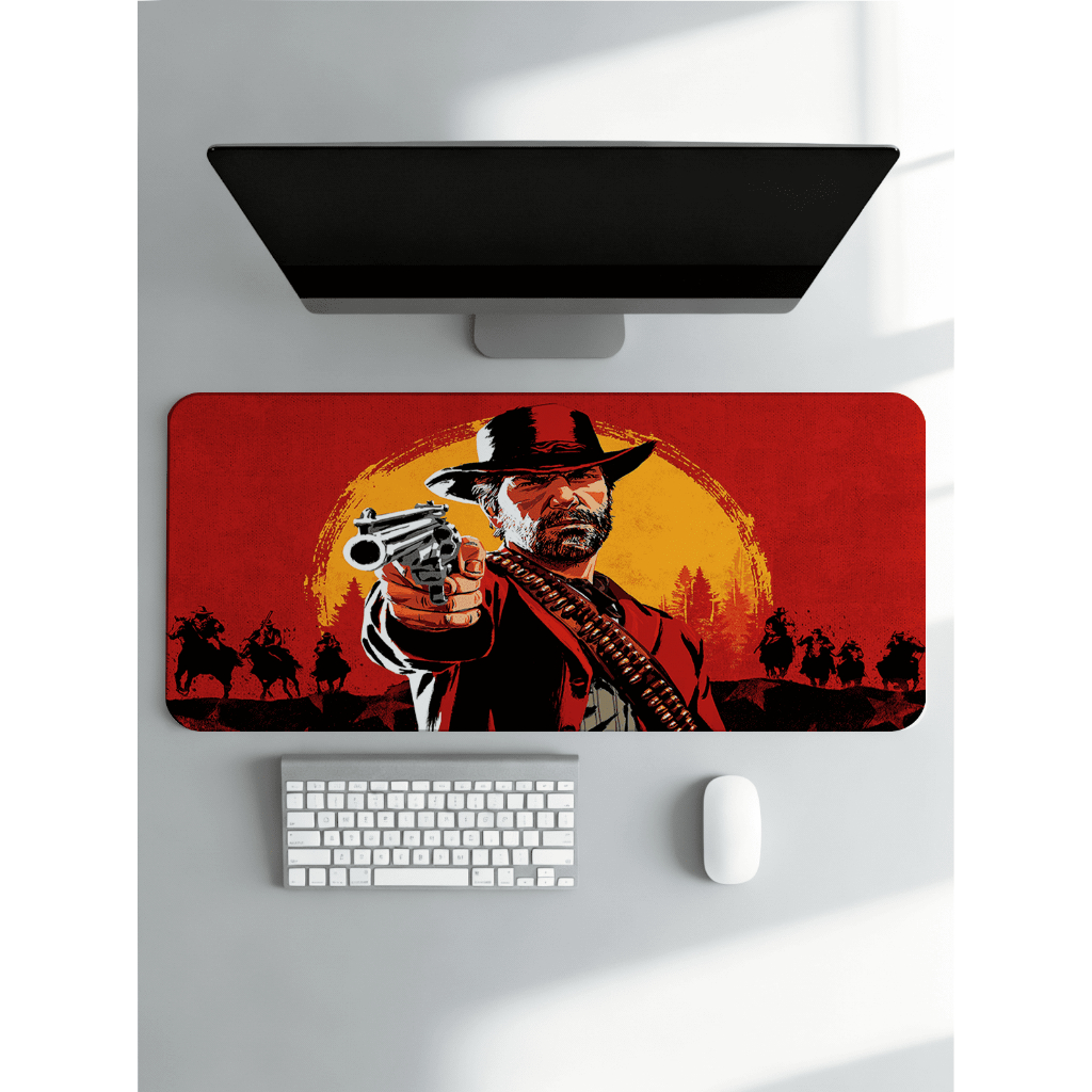Mouse Pad Escritório Gamer Red Dead Computador Tapete de Mesa Premium Bibi Painéis Oferta