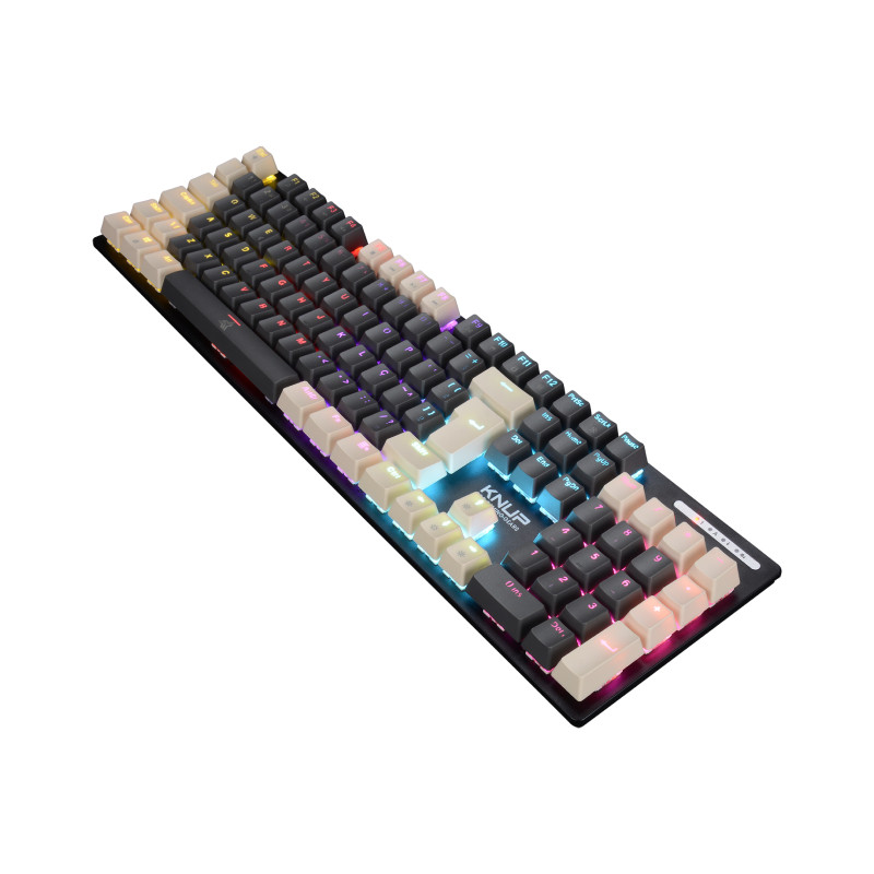 Teclado Mecânico Gamer Knup KP-TE143 Iluminação Rainbow Switches Red