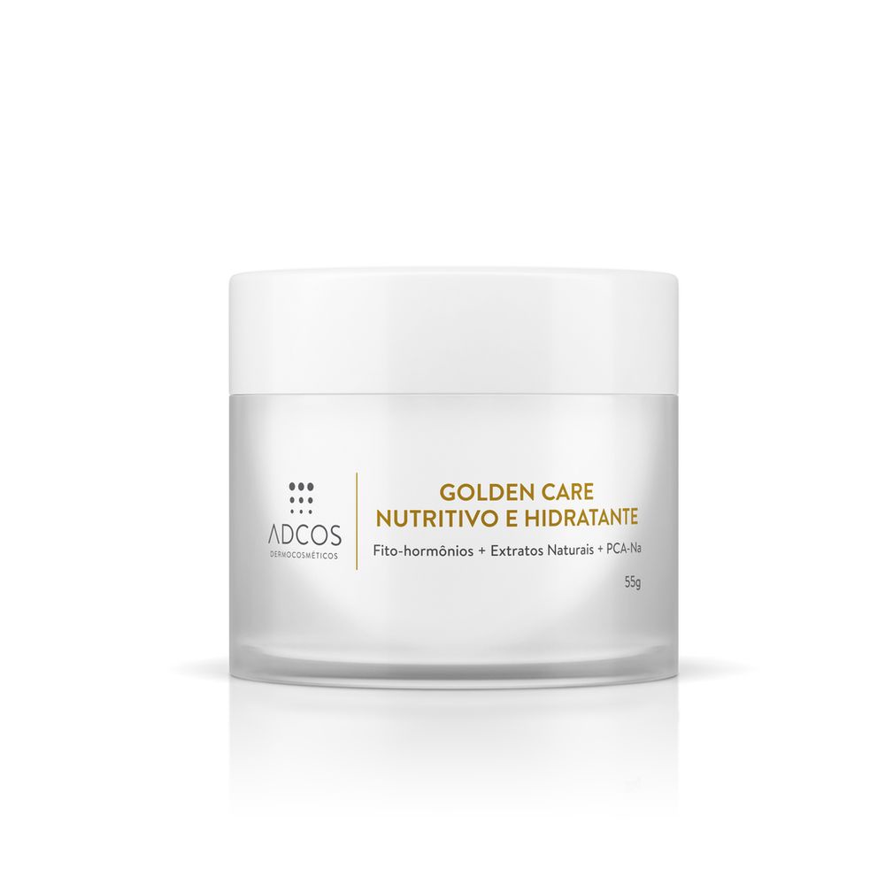 Adcos Professional Golden Care Creme Nutritivo e Hidratante Facial 55g