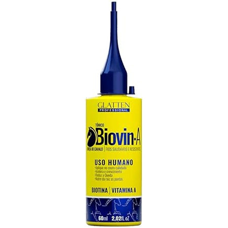 Glatten Professional Biovin A - Tônico Capilar Acelera Crescimento 60ml