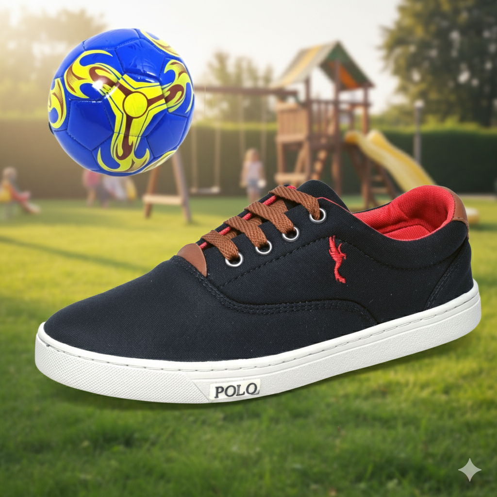 Kit Tenis Infantil Masculino Cano Alto Botinha com Bola do 27 ao 36