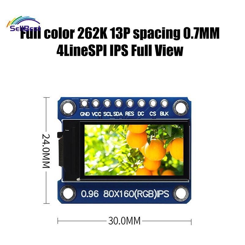 Sellbest 0.96 Polegada IPS Display Módulo OLED Para 80 * 160 65K Colorido RGB TFT LCD Placa ST7735 ST7735 DIY .