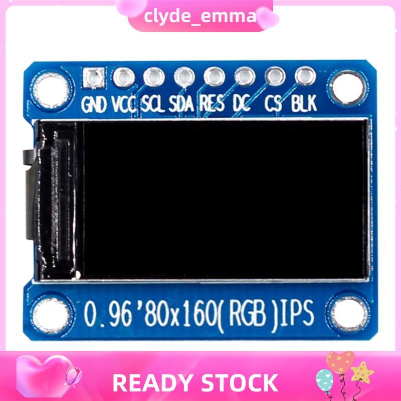 Tela IPS RGB 0.96 Polegadas 7P SPI HD 65K Módulo LCD Colorido ST7735 Drive IC 80X160 (Não OLED)
