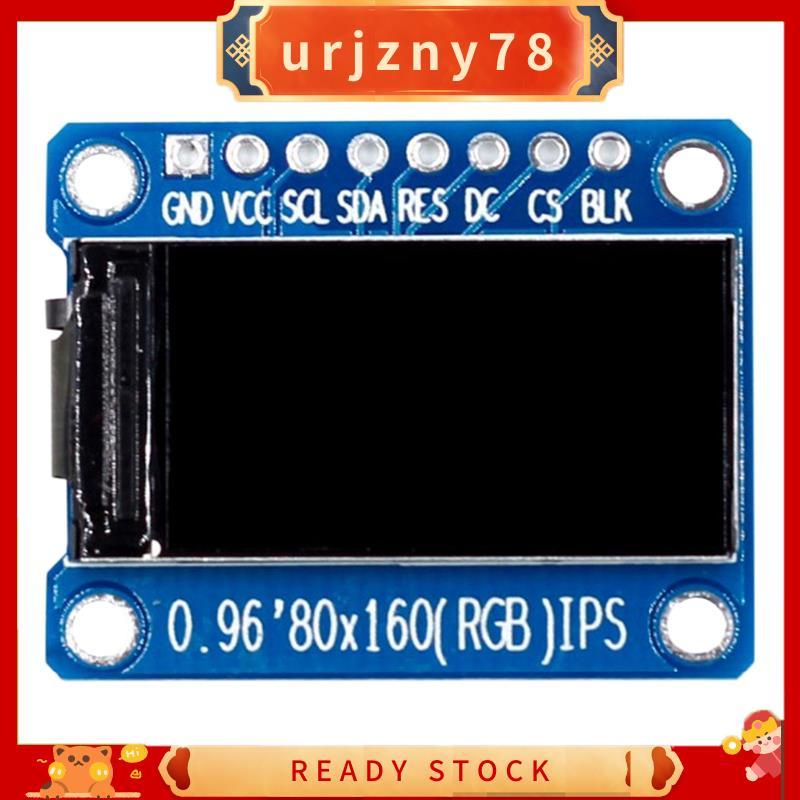 Tela IPS RGB 0.96 Polegadas 7P SPI HD 65K Módulo LCD Colorido ST7735 Drive IC 80X160 (Não OLED)